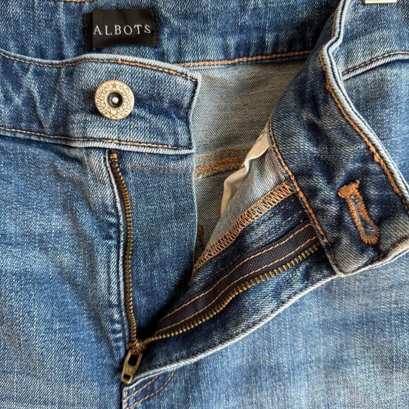 Talbots Wide Leg Crop Jean High Rise Como Wash Casual Denim Size 8 - Picture 10 of 16